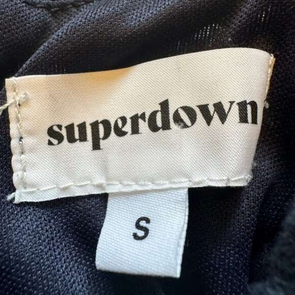 Superdown Aurora Lace Mini Dress Navy - Picture 5 of 5